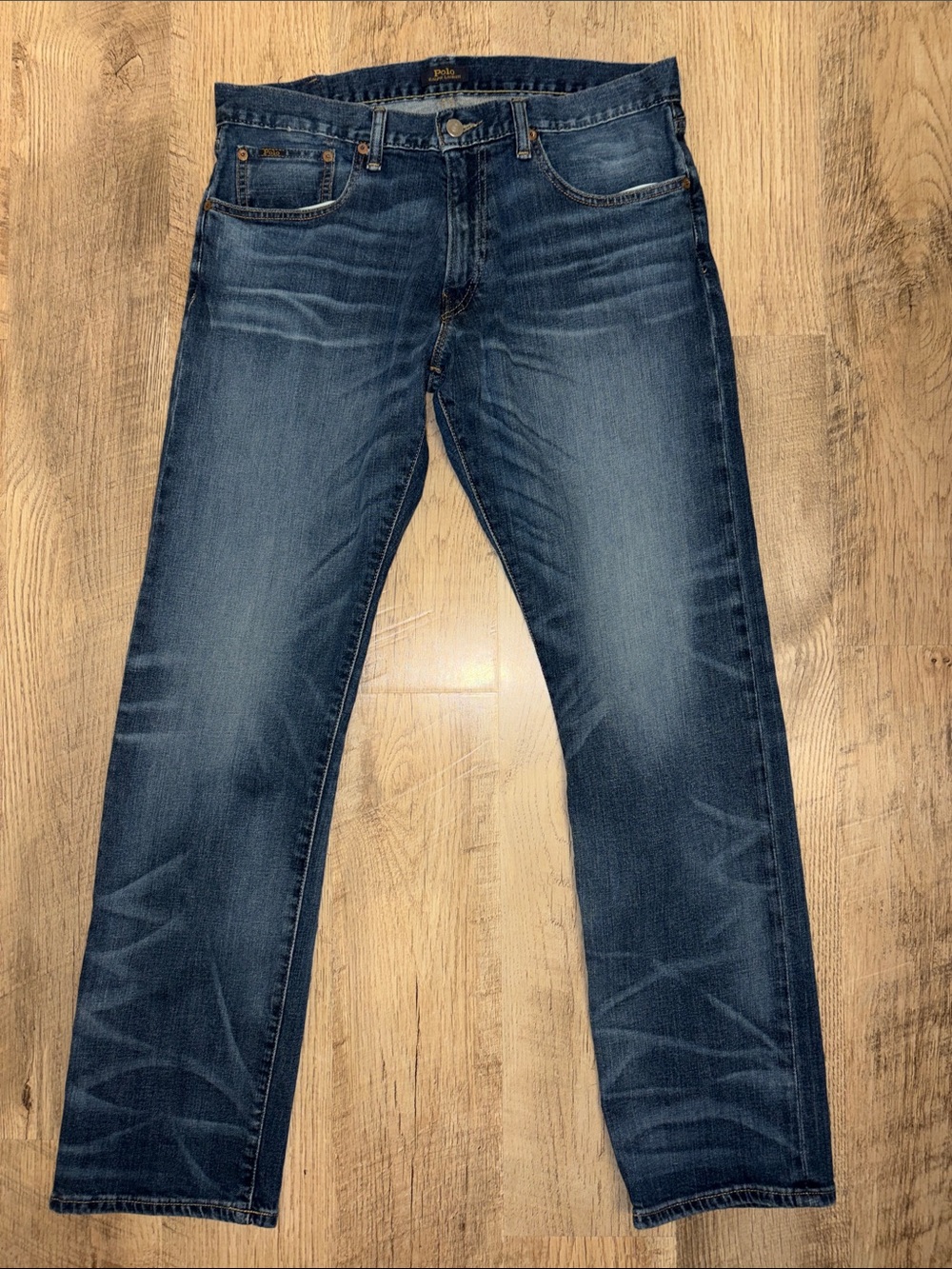 Polo by Ralph Lauren Men's Dark Blue Straight‎ Jeans